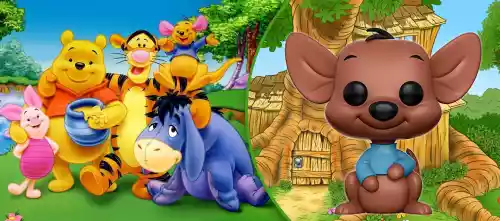 vectores plantilas WINNIE POOH,CARICATURA,NIñO,